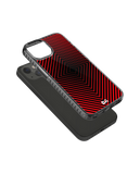 DailyObjects Rhombus Red Stride 2.0 Phone Case Cover For iPhone 15