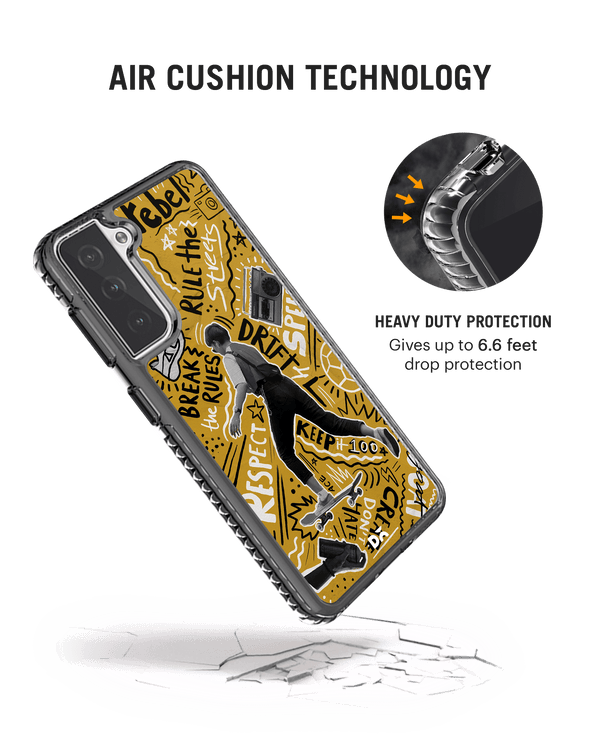 DailyObjects Rule The Streets Stride 2.0 Case Cover For Samsung Galaxy S21