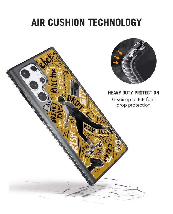 DailyObjects Rule The Streets Stride 2.0 Case Cover For Samsung Galaxy S23 Ultra