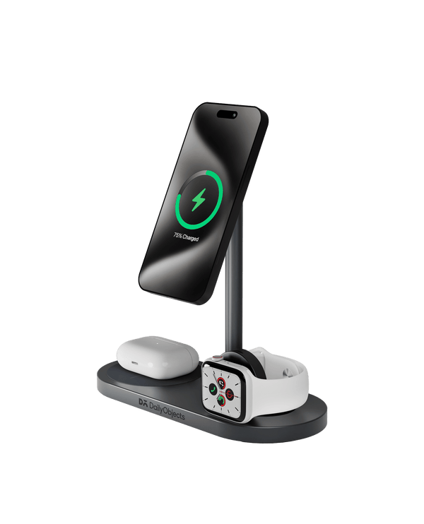 DailyObjects SURGE™ Max 3-In-1 Magnetic Wireless Charger (30W)