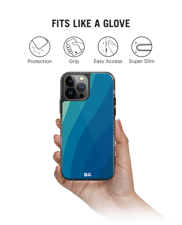 DailyObjects Sea Waves Stride 2.0 Phone Case Cover For iPhone 15 Pro Max