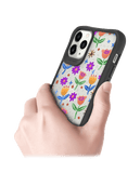 DailyObjects Shining Tulips Black Hybrid Clear Case Cover For iPhone 11 Pro