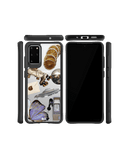 DailyObjects Space Disc Black Hybrid Clear Case Cover For Samsung Galaxy S20 Plus