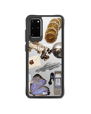 DailyObjects Space Disc Black Hybrid Clear Case Cover For Samsung Galaxy S20 Plus
