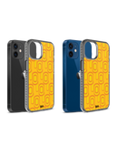 DailyObjects Squircle Yellow Stride 2.0 Case Cover For iPhone 12