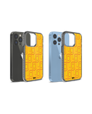 DailyObjects Squircle Yellow Stride 2.0 Case Cover For iPhone 13 Pro