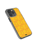 DailyObjects Squircle Yellow Stride 2.0 Case Cover For iPhone 13 Pro