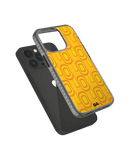 DailyObjects Squircle Yellow Stride 2.0 Case Cover For iPhone 13 Pro