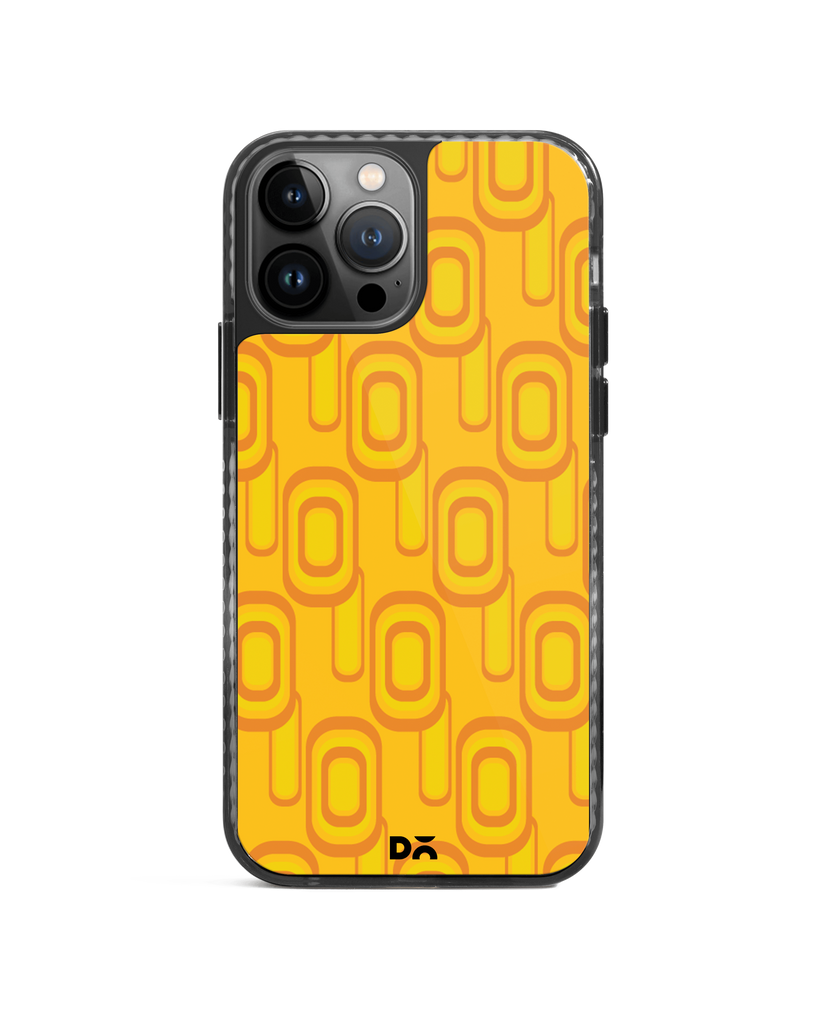 DailyObjects Squircle Yellow Stride 2.0 Case Cover For iPhone 13 Pro Max