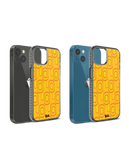 DailyObjects Squircle Yellow Stride 2.0 Phone Case Cover For iPhone 14 Plus