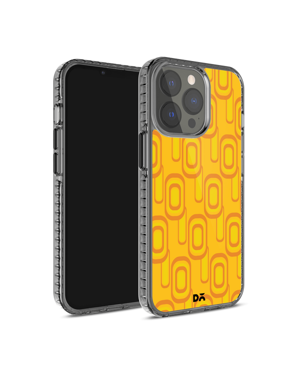 DailyObjects Squircle Yellow Stride 2.0 Phone Case Cover For iPhone 14 Pro