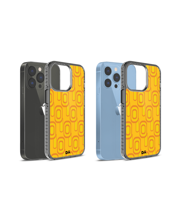 DailyObjects Squircle Yellow Stride 2.0 Phone Case Cover For iPhone 14 Pro Max