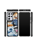 DailyObjects Starry Night Black Hybrid Clear Case Cover For Samsung Galaxy S21 Ultra