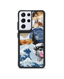DailyObjects Starry Night Black Hybrid Clear Case Cover For Samsung Galaxy S21 Ultra