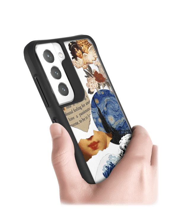 DailyObjects Starry Night Black Hybrid Clear Case Cover For Samsung Galaxy S22