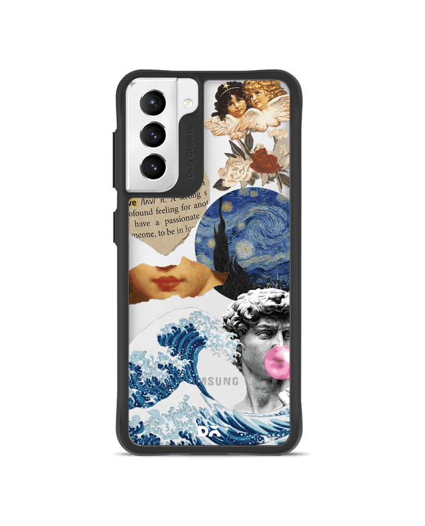 DailyObjects Starry Night Black Hybrid Clear Case Cover For Samsung Galaxy S22