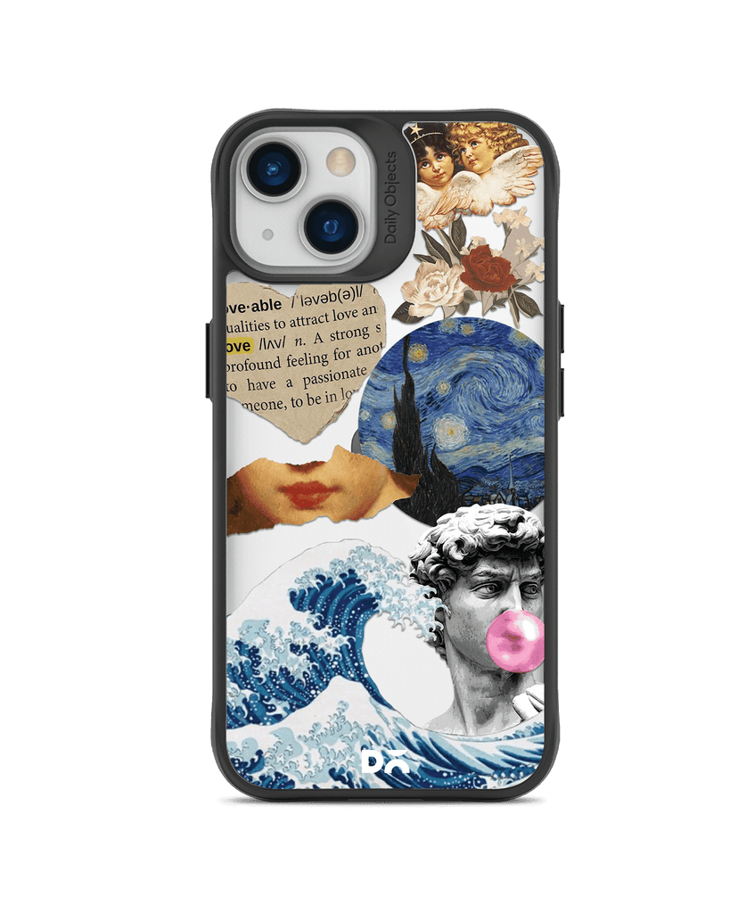 DailyObjects Starry Night Black Hybrid Clear Case Cover For iPhone 13