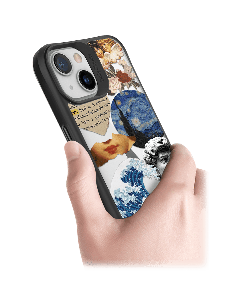 DailyObjects Starry Night Black Hybrid Clear Phone Case Cover For iPhone 14
