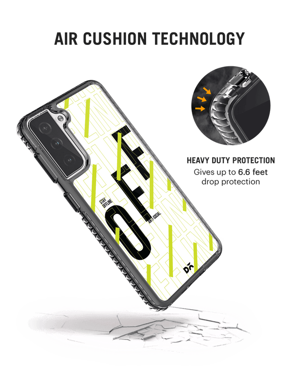 DailyObjects Stay Offline Stride 2.0 Case Cover For Samsung Galaxy S21