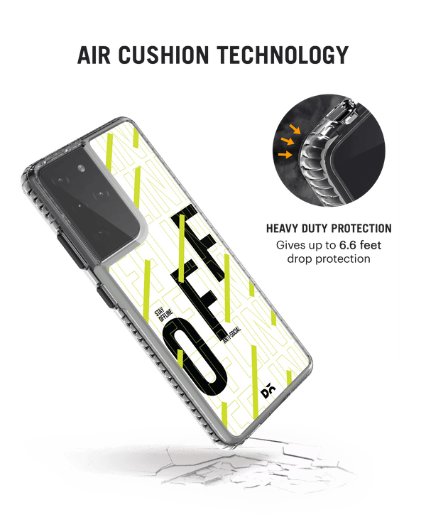 DailyObjects Stay Offline Stride 2.0 Case Cover For Samsung Galaxy S21 Ultra