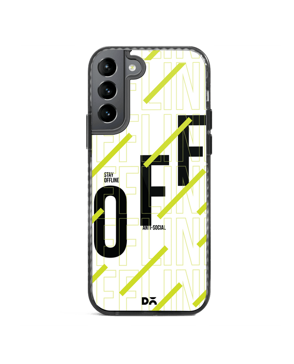 DailyObjects Stay Offline Stride 2.0 Case Cover For Samsung Galaxy S21