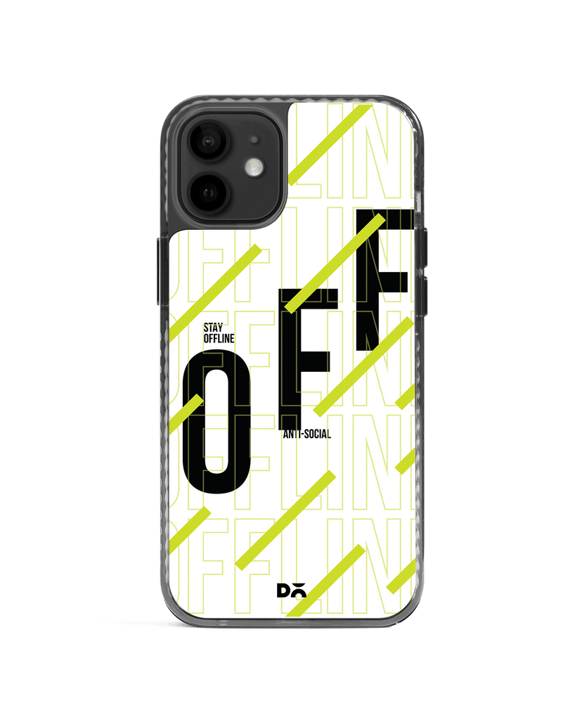 DailyObjects Stay Offline Stride 2.0 Case Cover For iPhone 12