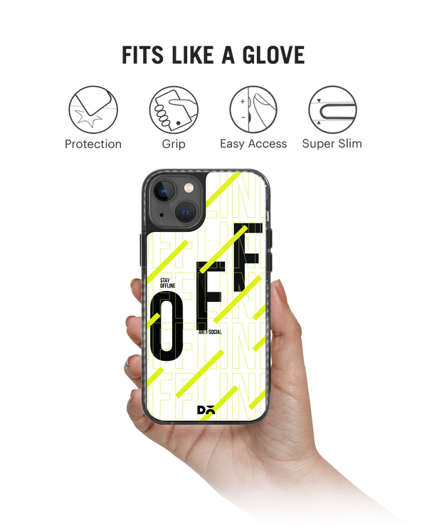 DailyObjects Stay Offline Stride 2.0 Phone Case Cover For iPhone 15 Plus