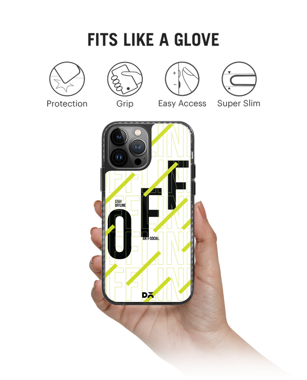 DailyObjects Stay Offline Stride 2.0 Phone Case Cover For iPhone 15 Pro