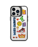 Street Buzz Black Hybrid Clear Phone Case Cover For iPhone 14 Pro