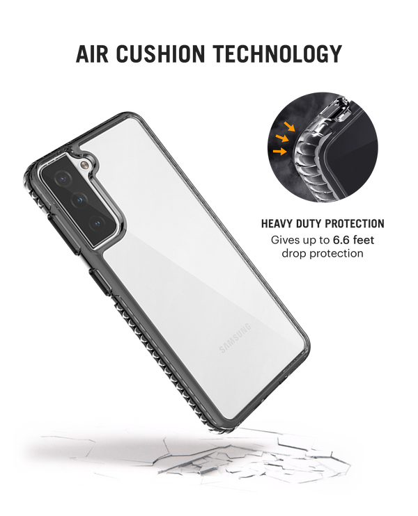 DailyObjects Stride 2.0 Clear Case Cover For Samsung Galaxy S21