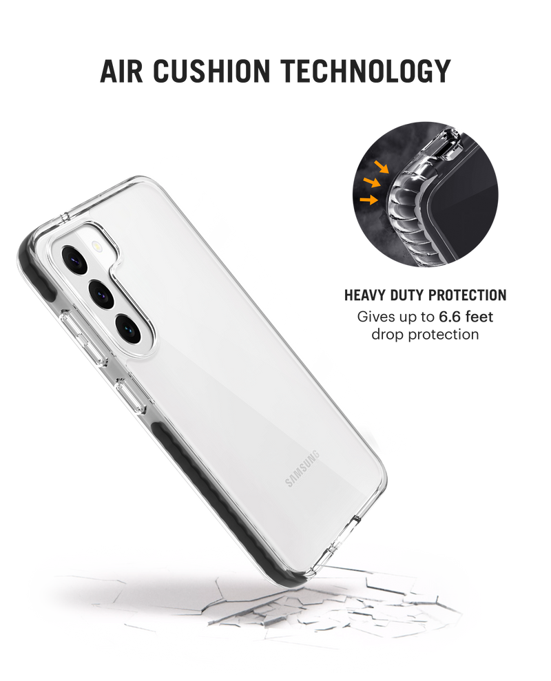 DailyObjects Stride Clear Case Cover For Samsung Galaxy S23 Plus