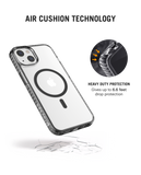 DailyObjects Stride 2.0 Clear MagSafe Phone Case Cover For iPhone 15 Plus