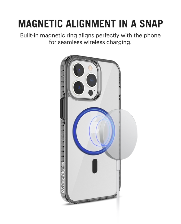 DailyObjects Stride 2.0 Clear MagSafe Phone Case Cover For iPhone 15 Pro Max