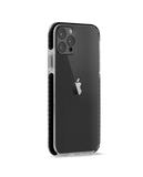 DailyObjects Stride Black Clear Case Cover For iPhone 12 Pro Max