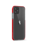 DailyObjects Stride Red Clear Case Cover For iPhone 12 Mini