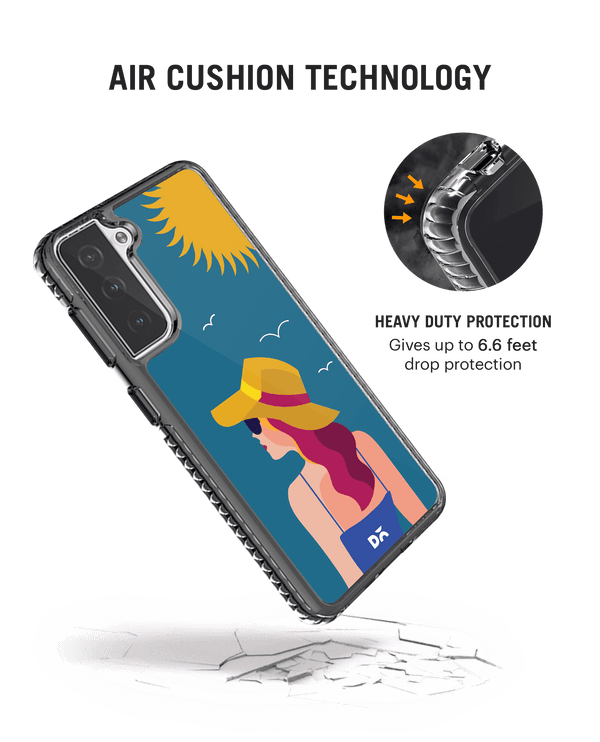 DailyObjects Sun Tan Stride 2.0 Case Cover For Samsung Galaxy S21