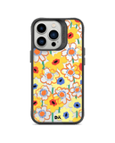 DailyObjects Sunflower Nostalgia Black Hybrid Clear Case Cover For iPhone 13 Pro Max