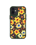 DailyObjects Sunflower Nostalgia Green Hybrid Clear Case Cover For iPhone 12 Mini