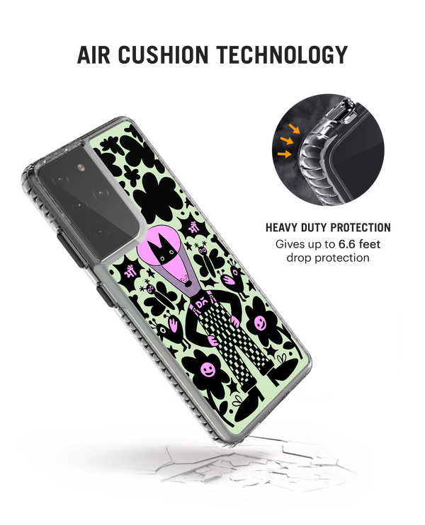 DailyObjects Super Dog Stride 2.0 Case Cover For Samsung Galaxy S21 Ultra