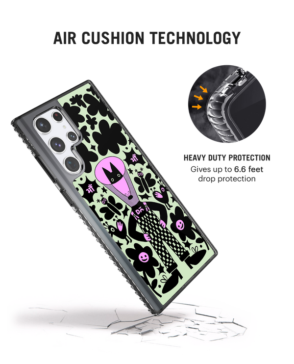 DailyObjects Super Dog Stride 2.0 Case Cover For Samsung Galaxy S22 Ultra