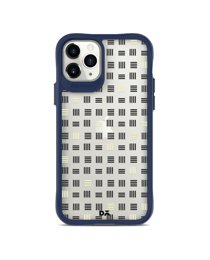 DailyObjects Tally Blue Hybrid Clear Case Cover For iPhone 11 Pro