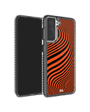 DailyObjects Tangerine Waves Stride 2.0 Case Cover For Samsung Galaxy S21