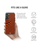 DailyObjects Tangerine Waves Stride 2.0 Case Cover For Samsung Galaxy S21