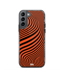 DailyObjects Tangerine Waves Stride 2.0 Case Cover For Samsung Galaxy S21
