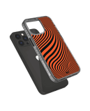 DailyObjects Tangerine Waves Stride 2.0 Case Cover For iPhone 12 Pro