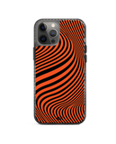 DailyObjects Tangerine Waves Stride 2.0 Case Cover For iPhone 12 Pro