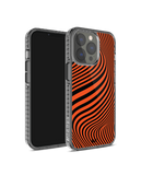DailyObjects Tangerine Waves Stride 2.0 Case Cover For iPhone 13 Pro