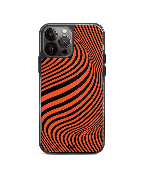 DailyObjects Tangerine Waves Stride 2.0 Case Cover For iPhone 13 Pro