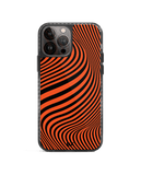 DailyObjects Tangerine Waves Stride 2.0 Case Cover For iPhone 13 Pro