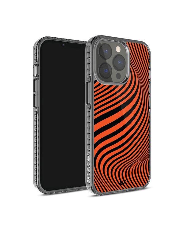 DailyObjects Tangerine Waves Stride 2.0 Phone Case Cover For iPhone 14 Pro Max